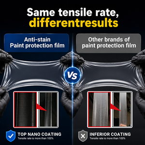 HIGHCOOL Clear Gloss TPU <b>Paint</b> Protection Film 8.5Mil Anti Scratch Anti Yellowing Self Healing PPF for Cars - Product Image 5