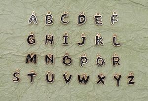 26 Piezas de Dijes de Letras, Colgantes de Alfabeto con Iniciales Esmaltadas de Doble Cara, Suministros de Decoración para Collares, Pulseras, Llaveros y Pendientes DIY - Product Image 3