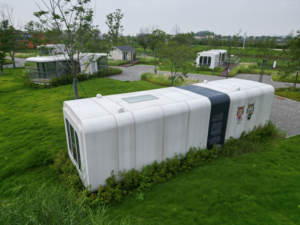 Kit de Casa de estructura de acero moderno, montaje de bricolaje simple, hermosa <span class=keywords><strong>vista</strong></span> para jardín o playa, incluye puertas y ventanas - Product Image 6