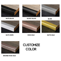 Profilé d'angle en aluminium en forme de L pour carrelage, bande de protection décorative pour carreaux de sol et muraux