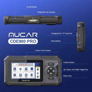 Mucar cde900 Pro OBD2 tự động công cụ Chẩn đoán xe máy quét công cụ đầy đủ hệ thống 28 thiết lập lại mã đọc quét công cụ 2 + 32G Wifi cập nhật - Product Image 6