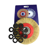 Brosse circulaire industrielle DIY OEM en acier inoxydable de 250 mm/10 pouces pour le polissage et la décarburation