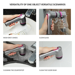 High Quality Portable USB Charging Automatic <strong>Power</strong> Electric Shoe Leather Care Spin Cleaning <strong>Scrubber</strong> <strong>Brush</strong> - Product Image 6