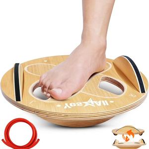 Planche d'équilibre en bois Yes4All 1,2 kg antidérapante pour le yoga, le Pilates et l'entraînement physique - Product Image 3