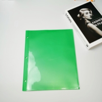 Nouvelle conception, vente en gros, classeur de documents, protection du papier, classeur en plastique A4 à 3 trous, album transparent, classeur avec logo personnalisé