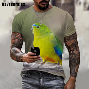 Parrot <strong>3D</strong> Printed <strong>Shirt</strong> for Men Funny Digital Fashion Printing <strong>Shirt</strong> for Men's Custom Unisex All Over Print OEM and ODM <strong>T</strong>-<strong>shirts</strong> - Product Image 5