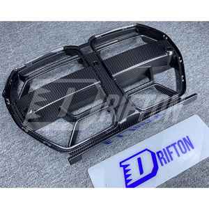EE. UU. Parrilla delantera estilo CSL de fibra de carbono preimpregnada M3 M4 para BMW G80 G81 M3 G82 G83 M4 2020-2024 - Product Image 5