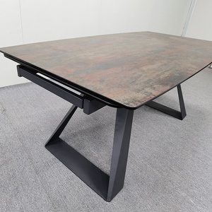 <span class=keywords><strong>Tavolo</strong></span> in Ceramica Effetto Marmo 12mm <span class=keywords><strong>Allungabile</strong></span>, <span class=keywords><strong>Dimensioni</strong></span> Fino a 2200-2800mm - Product Image 4