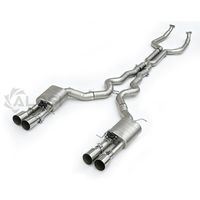 Système d'échappement Catback à soupapes en acier inoxydable, kit de tuyaux de silencieux haute performance pour BMW M5 F10 M6 F06 F12 F13 S63 4.4T 2011-2017