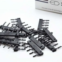 Boucles d'extension de cheveux 6D 2ème génération à ports en rangée, Outils spéciaux noirs pour extensions de cheveux, Accessoires pour extensions de cheveux