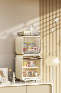Support multifonctionnel pour biberons, égouttoir à vaisselle anti-poussière et armoire de <span class=keywords><strong>rangement</strong></span> pour tasses pour la chambre à coucher et la maison - Product Image 2