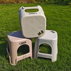 Fashion <b>Plastic</b> <b>Stool</b> Stackable Outdoor Home Chair Minimalist Design Polypropylene Material - Product Image 1
