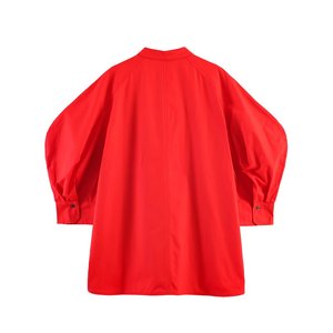 Conjunto de Blusa <span class=keywords><strong>con</strong></span> Mangas Abullonadas y Falda Midi Primavera 2026 Personalizado, Conjunto Casual de Dos Piezas para Mujer, Fábrica de Ropa OEM/ODM - Product Image 3
