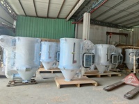 Sécheur de granulés plastiques à air chaud de type industriel à économie d'énergie CE, sécheur à trémie, machine de séchage plastique