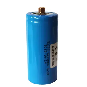 100% batería de plena capacidad 32700 ciclo profundo LiFePO4 3,2 V 6000mAh 6500mAh recargable LiFePO4 32700 batería de litio con tornillo