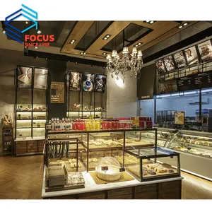 ขนมปังตู้โชว์ร้านเบเกอรี่เค้กออกแบบร้านเบเกอรี่ตู้โชว์<span class=keywords><strong>ร้าน</strong></span>กาแฟ - Product Image 1