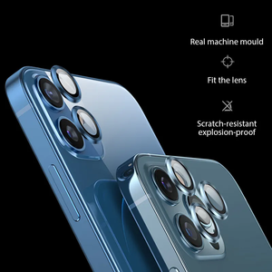 Protector de vidrio templado para lente de cámara Hd para <span class=keywords><strong>Iphone</strong></span> 16 15 14 Plus película protectora de lente transparente <span class=keywords><strong>13</strong></span> 12 <span class=keywords><strong>Mini</strong></span> 11 Pro Max - Product Image 6