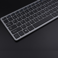 Mini clavier bluetooth sans fil, Rechargeable Usb, 2.4 ghz, compacte, 78 touches, Mini Standard, pour ordinateur portable