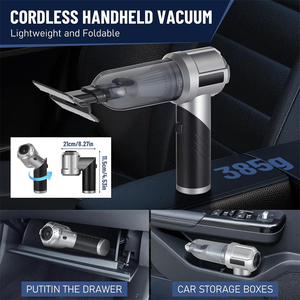 Souffleur d'air sans fil multifonction 16000Pa Puissance d'aspiration puissante <span class=keywords><strong>Aspirateur</strong></span> portable sans fil <span class=keywords><strong>à</strong></span> <span class=keywords><strong>main</strong></span> pour la maison et la voiture Matériel ABS - Product Image 3