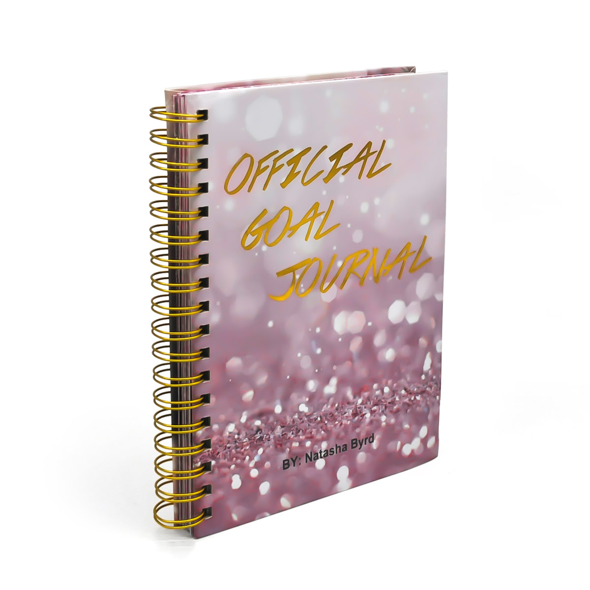 Журнал ежемесячный планировщик ежедневник Горячая Золотая фольга A5 A4 Индивидуальный размер с логотипом журналов