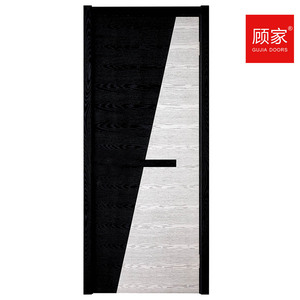 Fábrica GUJIA, venta al por mayor, puertas de <span class=keywords><strong>pintura</strong></span> de madera blanca de estilo americano, puertas de habitación impermeables, puertas compuestas de madera para <span class=keywords><strong>casa</strong></span> - Product Image 5