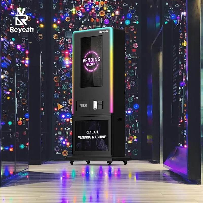 Automatic High Tech Smart Vending Machine Credit Card Vending Machine For Cbd With Id Check Lcd Touch Screen Vending Machine