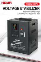 90-280V Tipo de ultra voltaje 15KVA Montado en la pared 220V AC Power Reguladores de voltaje automáticos Estabilizadores