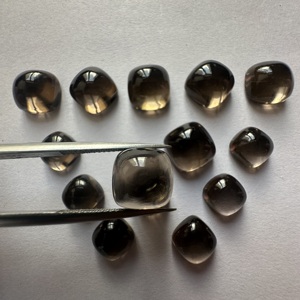 อีเลแกนท์ ทีเอฟเอช สโมคกี้ คูชั่น คาโบชอง 4MM-14MM |   พลอยคุณภาพ AAA ขัดเงาด้วยมือ สำหรับทำเครื่องประดับ - Product Image 4