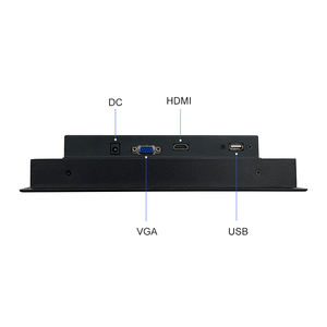 Monitor industrial impermeável Lp65 de 10,1 polegadas com verdadeiros IPs planos LcD e tela de toque PcAp de 10 pontos para desempenho robusto - Product Image 3