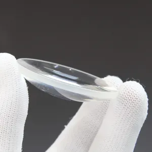 Haute Poli Transparent Sphérique Optique En Verre de Quartz de Cristal Convexe Plano Lentille Pour L'optique Et Éclairage