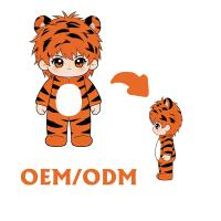 Hadiah Anak-Anak Dekorasi Rumah Koleksi Mainan Boneka Hewan Lembut Kartun Dengan Hoodie Berbulu Warna-Warni