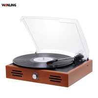 Écolier hifi Vintage classique, plateau tournant multifonctionnel rétro juke boîte, gramophone
