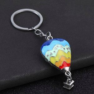 Nuevos Llaveros Personalizados de Metal 3D con Forma de Globo Aerostático, Creativos Recuerdos de Viaje de Turquía KAPADOKYA, Llaveros de Aleación con Impresión UV - Product Image 3