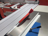 Scie à table horizontale de précision robuste WADJAY 3200 mm, double lame, moteur 5,5 kW, 380 V, angle de coupe 45-90°