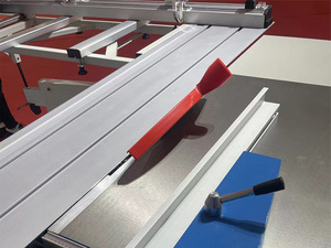 Scie à panneaux de précision robuste de 3200 mm avec deux lames pour la fabrication de meubles - Product Image 6