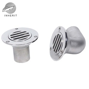 Siphon de sol circulaire en acier inoxydable 316 de qualité marine avec grille pour bateau, salle de bain, douche - Product Image 4