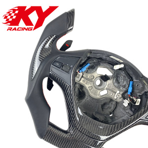 พวงมาลัยคาร์บอนไฟเบอร์แบบกำหนดเองสำหรับรถแข่ง F1 สำหรับ BMW F20 F21 F22 F30 F31 F32 F33 F25 F26 E90 E92 E93 E87 E83 M3 X3 X4 - Product Image 2