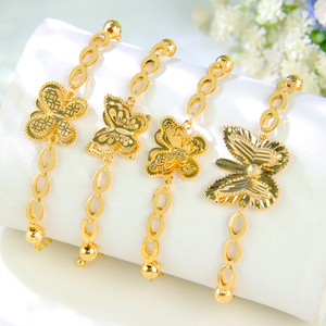 Conjunto de Joyería de Mariposa que No se Deslustra, Chapado en Oro de 21k, Elegante Collar con Colgante para Novia, Conjuntos de Joyería para Bodas y Fiestas - Product Image 5