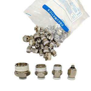 PC Type Pneumatic Fittings Plastic Push In Air Line <b>Quick</b> <b>Connector</b> Set - Product Image 1