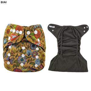 Couche-culotte réutilisable pour bébé de 3 à 15kg, nouveau Design, <span class=keywords><strong>Style</strong></span> écologique, lavable et réutilisable, en tissu de charbon de bambou, à la mode - Product Image 1