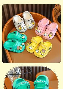 Nuevo diseño niños zuecos zapatos al aire libre interior Casual venta al por mayor moda lindo dibujos animados niños sandalias y zapatillas - Product Image 6