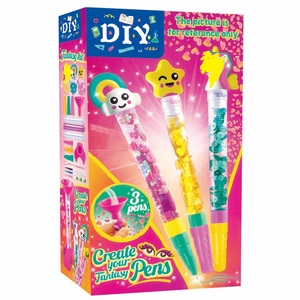 Kit de fabrication de stylos à paillettes <span class=keywords><strong>créatifs</strong></span> de qualité supérieure pour l'école, les vacances, les cadeaux, l'artisanat fait main, la papeterie, les jouets éducatifs pour enfants, les jouets artistiques - Product Image 3