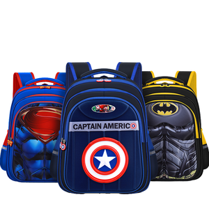Mochilas escolares de dibujos animados para niños Marvel para C a p <span class=keywords><strong>i</strong></span> <span class=keywords><strong>n</strong></span> <span class=keywords><strong>t</strong></span> a America Nylon impermeable para niños de escuela primaria niñas - Product Image 1