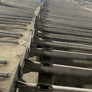 High-Quality Galvanized Steel Street <strong>Light</strong> <strong>Pole</strong> with Adjustable Height Waterproof Outdoor Lighting <strong>Pole</strong> - Product Image 4