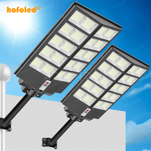 Đèn Led ngoài trời có độ sáng cao 3000W 2000W 1000W LED góc rộng IP65 chống nước bụi để bình minh điều khiển từ xa đèn đường năng lượng mặt trời - Product Image 1