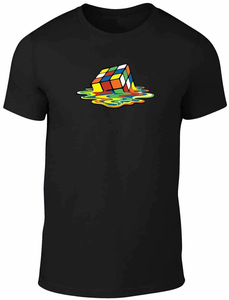 Fusión Rubik-camisetas con diseño de cubo para hombre, camisas de manga corta hechas a medida, el mejor diseño, fabricante - Product Image 6