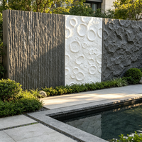 Panel de Pared de Piedra de PU Ligero e Impermeable, Revestimiento de Piedra Artificial de Poliuretano 3D para Decoración de Hoteles y Villas