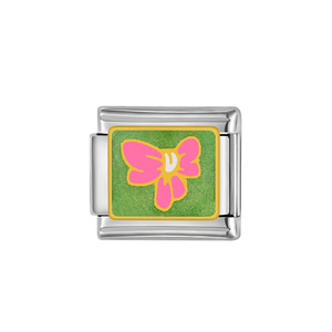 Abalorios de Acero Inoxidable de 9mm Personalizados ODM Lovely Link Charms para Pulseras DIY - Product Image 3
