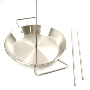 Vente directe usine : Kit de rôtissoire portable avec assiette ronde, brochettes au charbon de bois, brochettes de barbecue, rôtissoire verticale et outils de barbecue - Product Image 1