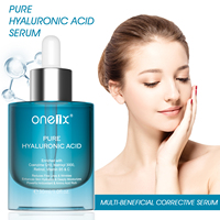 ONE1X Sérum de soin du visage à l'acide hyaluronique hydratant et nourrissant Anti-rides Diluer les ridules Sérum de réparation de la peau